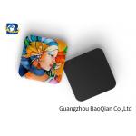 Mini 3D Personalised Tea Coasters / Cup Coasters , Custom Square Coasters Printing Placemat for sale