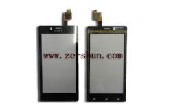 China Cell Phone Replacement Touch Screens for Sony Ericsson ST26 Touchscreen Black supplier