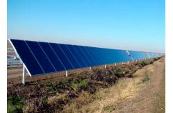 China Simple Structure Single Axis Solar Tracker Solar Tracking System supplier