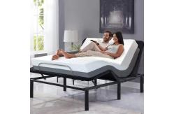 China Black Smart Adjustable Bed Wireless Remote Control Steel Smart Base Bed supplier