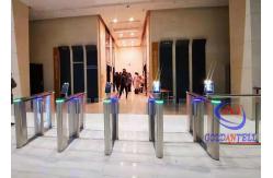 China Office Gym 40 - 60p/M Portable Turnstiles Passageway Facial Recognition Turnstile supplier