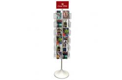 China Custom Logo Printing Height 1650mm Rotating Display Rack TUV Approval supplier