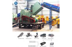 China Waste Scrap Metal Processing Equipment Steel Scrap Shredder Machine Recycling Plant supplier