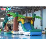Dinosaur Inflatable Bounce House Water Slide Combo Commercial Bouncy Castle for sale