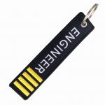 Fashion Trinket Double Sided Embroidery Keychain Flying Enthusiast Gift Fashion Accessory Gifts For The Crew for sale