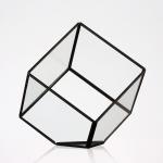 Geometric Cubic Moss Glass Homeware Flower Plant terrarium Planter Seamless Solder for sale