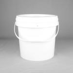 OEM Welcome 9 Liter Plastic Paint Storage Containers White Pail With Lid for sale