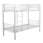 Double Decker Metal Frame Bunk Bed With Powder Coating for sale