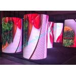 P3 P4 Flexible LED Display with Soft Rubber Module, Bendable with Any Angle