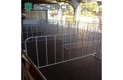 China 3D Temporary Perimeter Fencing / Crowd Barrier Fencing 2.4 X 2.95m supplier