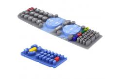 China Nontoxic pantone color Silicone Remote Control Keyboard supplier
