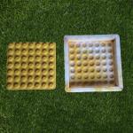 X Shape Rock Interlocking Plastic Paving Brick Moulds For Pavement