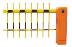 China Intelligent Fence Traffic Barrier Gate With 180 Degree Folding Arm supplier