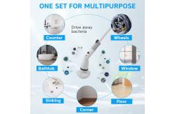China ABS Cordless Electric Spin Scrubber With 6 Replaceable Brush Heads supplier
