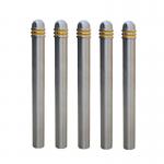 Fixed Metal Stainless Steel Security Bollard With Domed Top Bollard Dia 219mm SS304/SS316 for sale