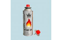 China 227g Portable Gas Cartridge Valve With Red Cover General Application Tin Cans supplier