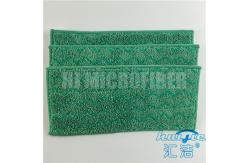 China 80% Polyester and 20% polyamide Microfiber Wet Mop Pads / reusable mop pads supplier