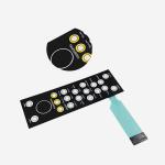 Industrial Tactile Membrane Keypad , PET LED Backlight Membrane Switch