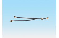 China Five Generation Coaxial Power Connector , RF Cable Assemblies Double Head IPEX Interface supplier