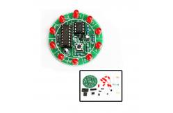 China Diameter 50mm Red LED Turntable Lamp For Computer supplier