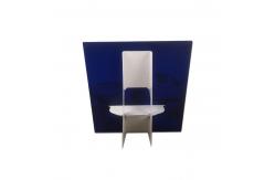 China Custom Paper Display Printed Cardboard Display Stand With Back Frame supplier