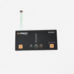 PET PC Material LED Membrane Switch With Frosted Glossy Matte Surface