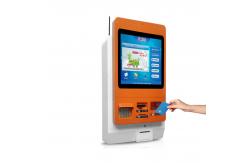 China LCD Portrait Display Wall Mounted Touch Screen Kiosk Metal Rugged Steel Case supplier