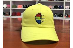 China Promotional Soft Six Panel Embroidered Dad Hats Custom 56-58cm Size supplier
