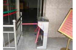 China Vertical Rfid Card Half Height Turnstiles For School , Bus Station And Gym supplier