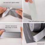 Hot Melt Adhesive Waterproof Cloth Duct Tape 72mm Width Transparent for sale
