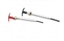 China Simple Control Cable Assembly Threaded Mount With Twist Lock Control Heads supplier