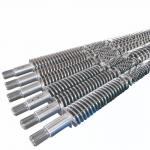 Nitrided Bimetallic Screw And Barrel For Extruder Machine for sale