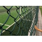 PVC Metal Steel Garden Chain Link Temporary Steel Wire Mesh Fence For Building for sale