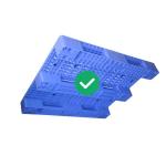 PE Stackable Heavy Duty Plastic Pallets 1300X1100 Ventilated deck for sale