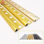 Bronze Aluminum Corner Tile Trim 0.55mm Thickness 6063 Alu Material for sale