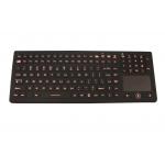Touchpad Backlit Rubber Silicone Industrial Keyboard 12 Function Keys / Numeric Keys