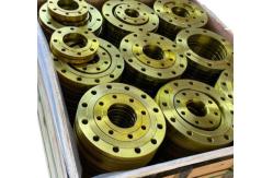 China Yellow Paint Steel Flanges for Lap Joint Connection with Chemical Properties supplier
