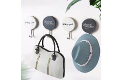 China Nordic Style Latchkey 3.5x6cm Self Adhesive Plastic Hooks supplier