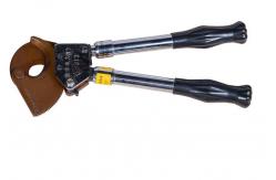 China Durable / Light Weight Ratchet Wire Cutters Armoured Cable Steel Wire Cutter supplier
