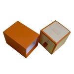 Folding Lid Mini Cardboard Gift Shipping Box with Gold Foil Stamping Logo for sale