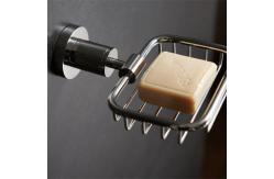 China Dry And Clean Wall Mounted Soap Dish Holders Polished Gold Drain Design supplier