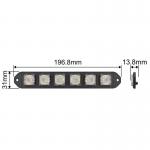 6LED Surface Mount Strobe Lights 18W LED Side Marker Lights IP67