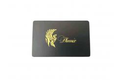 China Matte Black CR80 Gold Metal Business Cards With Laser Engraved supplier
