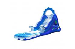 China Aldult  Outdoor Rental Inflatable Large Water Slides With Bouncy supplier