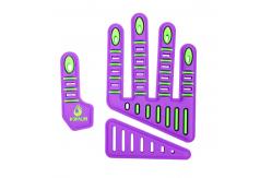 China Lightweight Hollow TPR Patches Breathable Flexible Impact Protection In Safety Gloves supplier