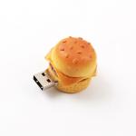 Hamburger Shaped With 512GB Capacity Custom USB Flash Drives With 10 Years Data Retention for sale