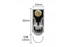 China Anodized Finish Automatic Door Bottom Seals With Retraction Adjustment supplier