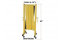 China Industrial Portable Folding Security Gates For Mobile Temporary Access Control supplier