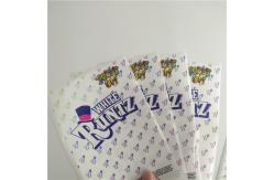 China Customized Labels Printable Shrink Wrap  White Runtz Mylar Paper Stickers Gravure Printing supplier