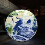 Large Inflatable Moon Balloon For Decoration Giant Advertising Inflatable Moon Model With Led Light / for sale